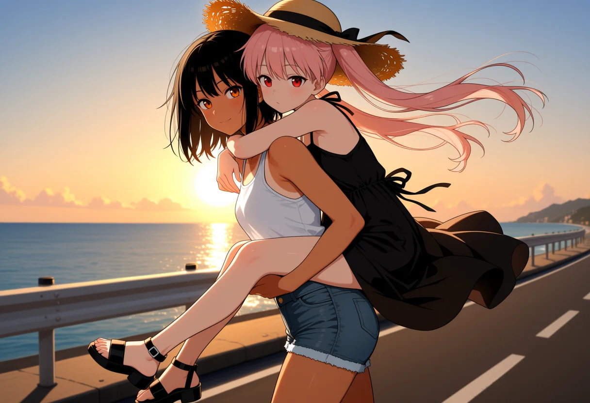 【2人】おんぶ・お姫様抱っこなどの運ぶ・支える2人ポーズのプロンプト27選【Anima】